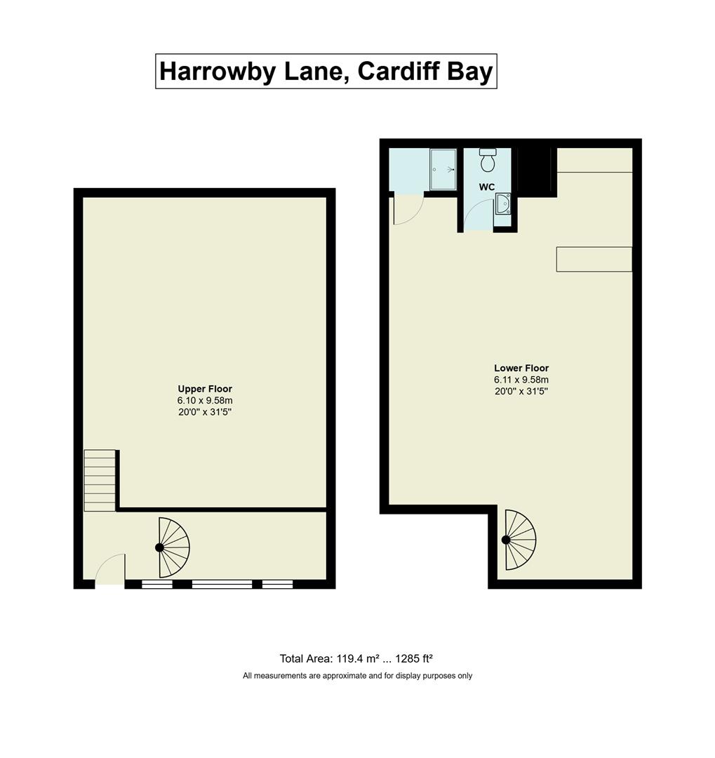 Floorplan for Harrowby Lane, Cardiff Bay